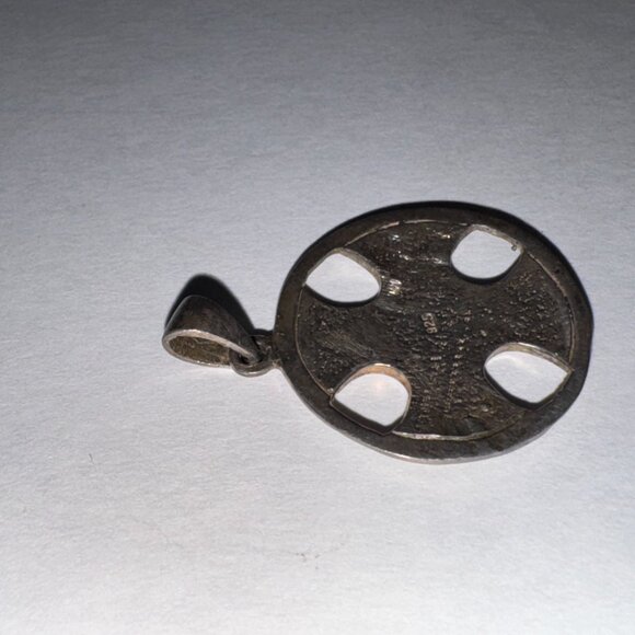 Sterling Silver Circular Celtic Knot Pendant - Picture 7 of 16